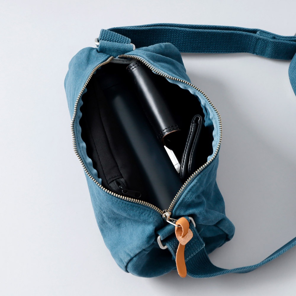 【Butler Verner Sails】CANVAS ROLL SHOULDER BAG 反応染めロールショルダーバッグ