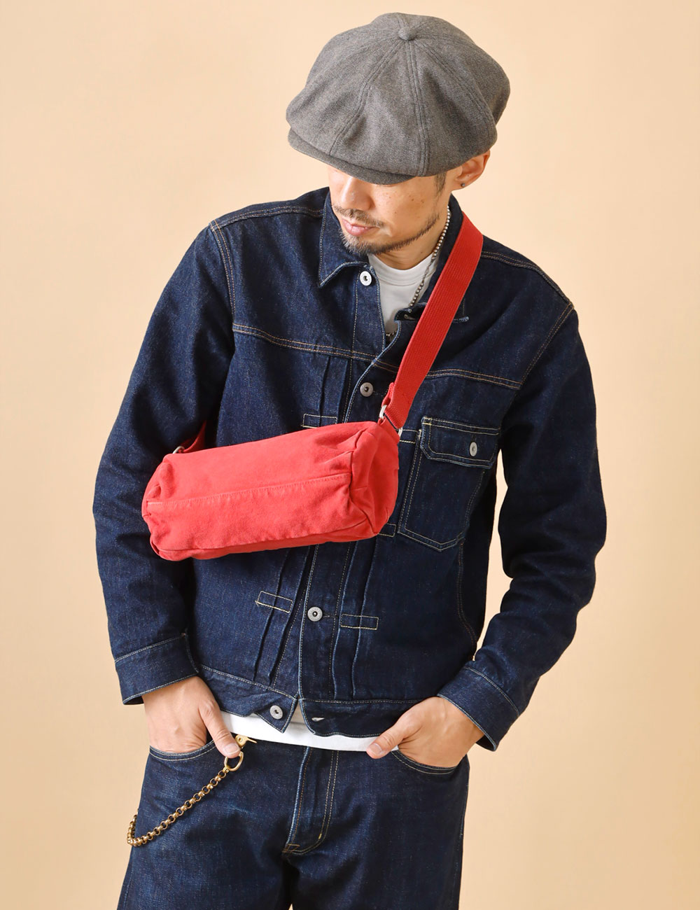Butler Verner Sails|CANVAS ROLL SHOULDER BAG