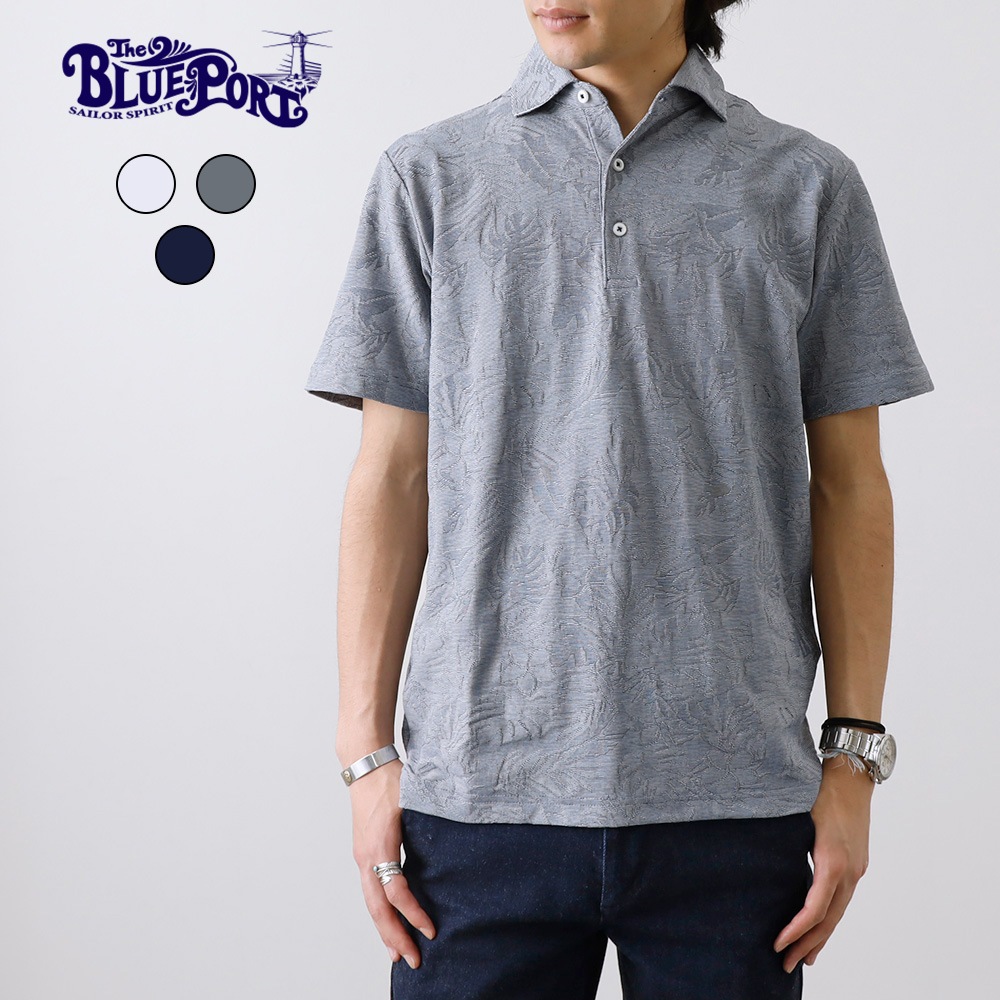 lwood メタルウッド コットン ポロシャツ ブルー lwood メタルウッド コットン ポロシャツ ブルー lwood メタル