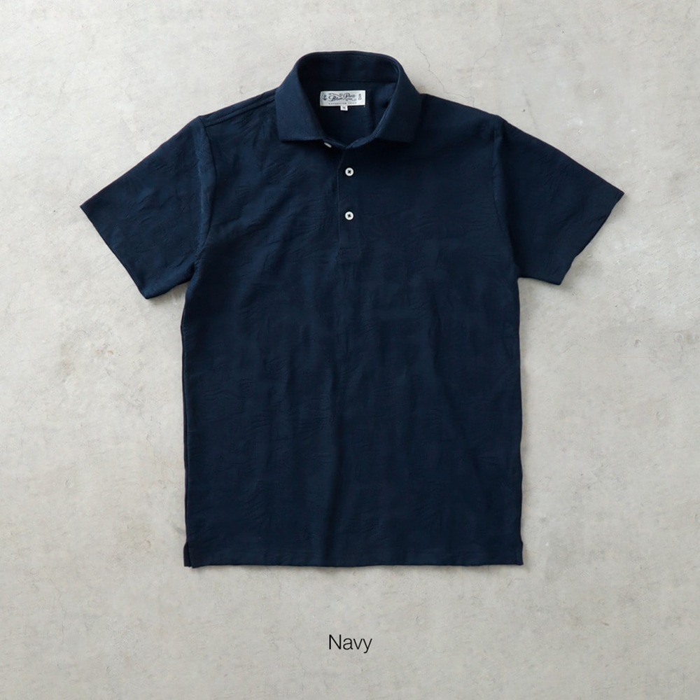 Local ポロシャツ ネイビー M/L 期間限定 25%OFF！】【BLUE PORT】LINKS BOTANICAL POLO