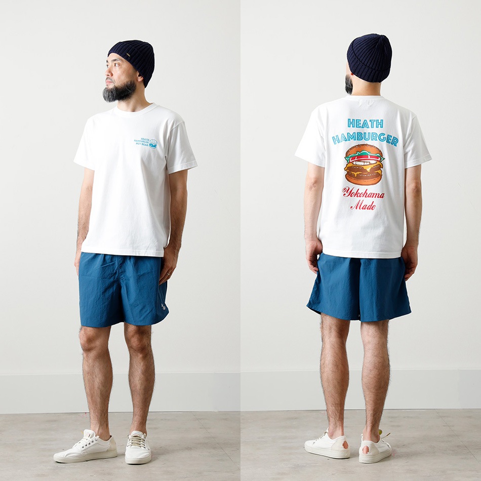 【HEATH】ORIGINAL HEAVY TEE BURGER オリジナルヘビーウエイトTシャツ