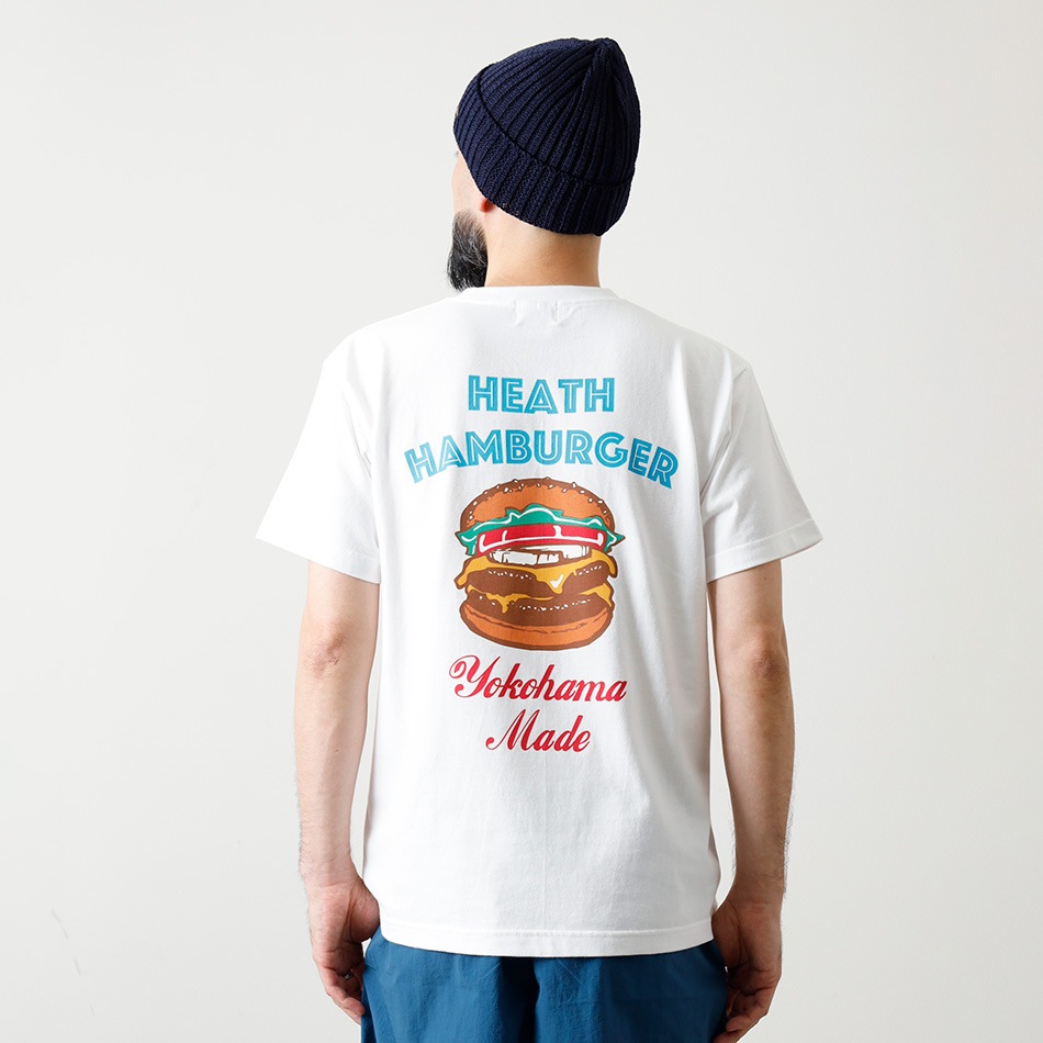 【HEATH】ORIGINAL HEAVY TEE BURGER オリジナルヘビーウエイトTシャツ