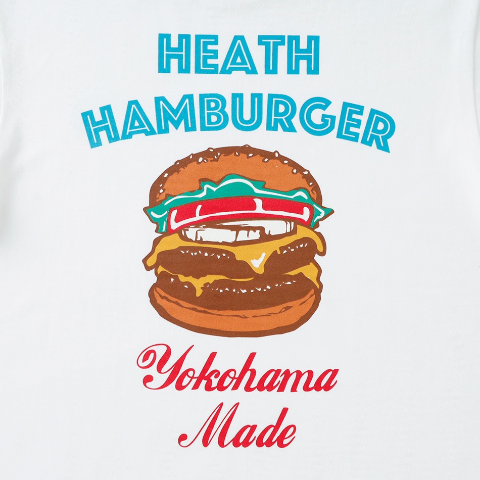 【HEATH】ORIGINAL HEAVY TEE BURGER オリジナルヘビーウエイトTシャツ