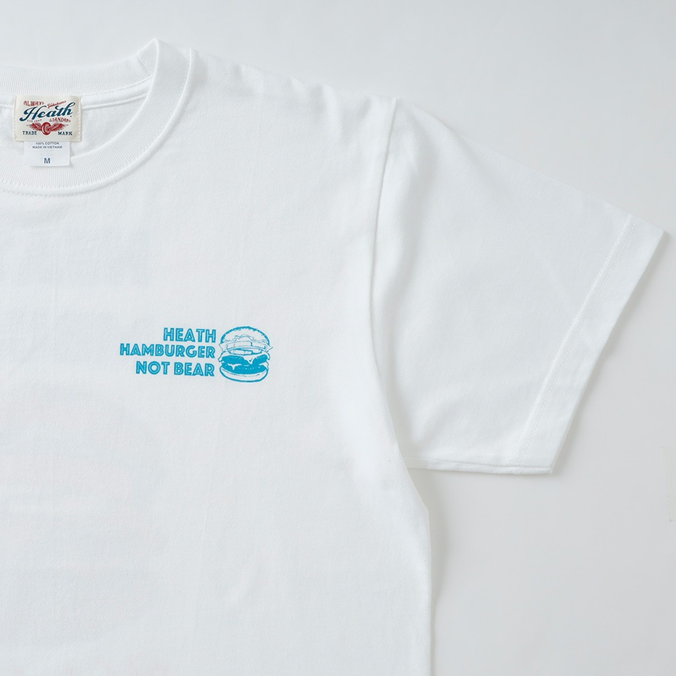 【HEATH】ORIGINAL HEAVY TEE BURGER オリジナルヘビーウエイトTシャツ