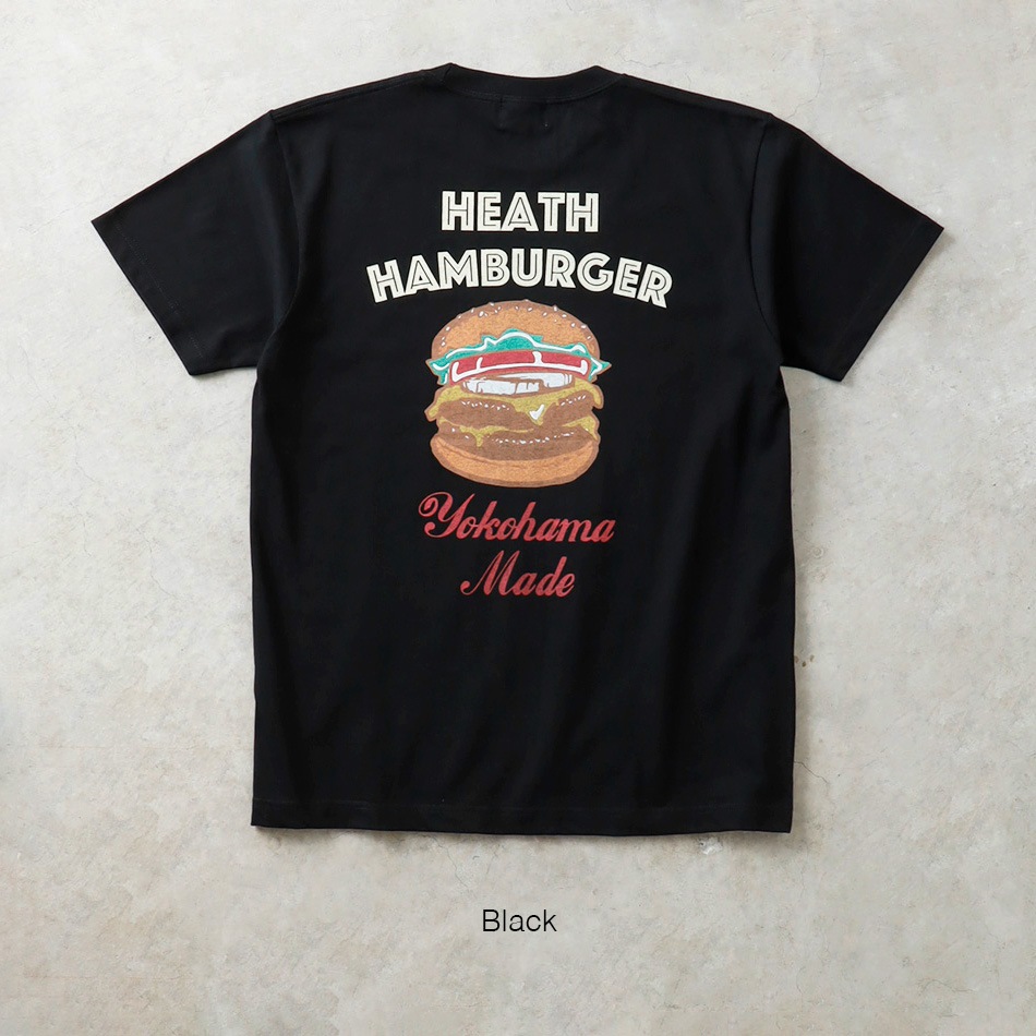 【HEATH】ORIGINAL HEAVY TEE BURGER オリジナルヘビーウエイトTシャツ
