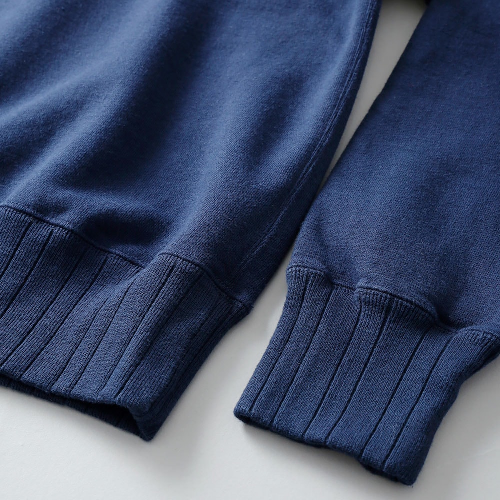 <10%OFF！ファミリーSALE！>◆BARNS × HEATH（バーンズ×ヒース）別注 針抜きクルースウェット”FLYING WHEEL”