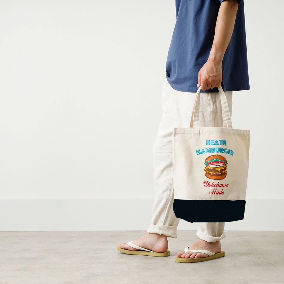 【HEATH】ORIGINAL TOTE BAG ”BURGER”