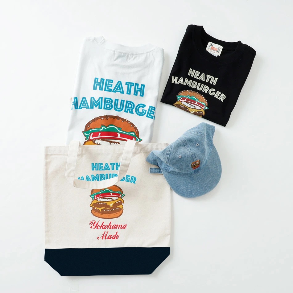 【HEATH】ORIGINAL TOTE BAG ”BURGER”
