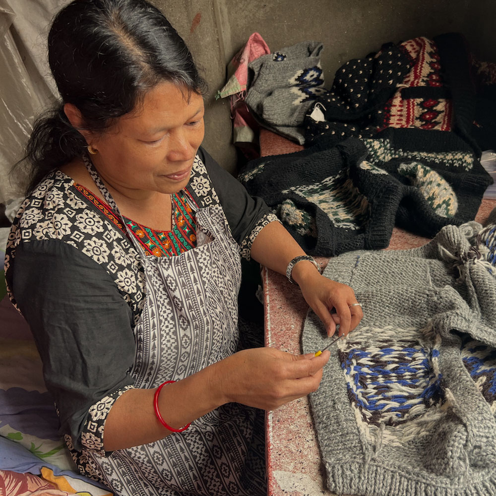 HIMALAYAN CLIMBER'S HAND-KNIT (ヒマラヤンクライマーズハンドニット) 手編みキャップ