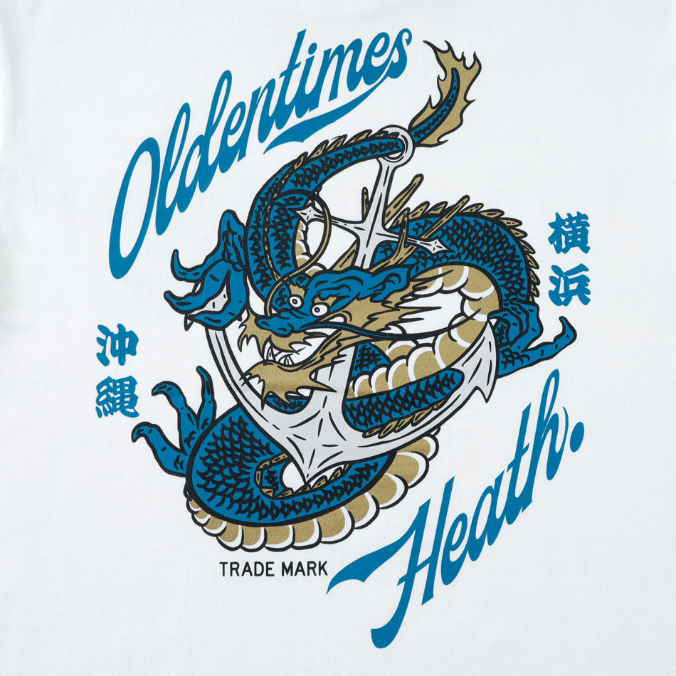【HEATH】OLDENTIMES ANCHOR DRAGON COLLABO T-SHIRTアンカードラゴン コラボ ヘビーウエイトTシャツ