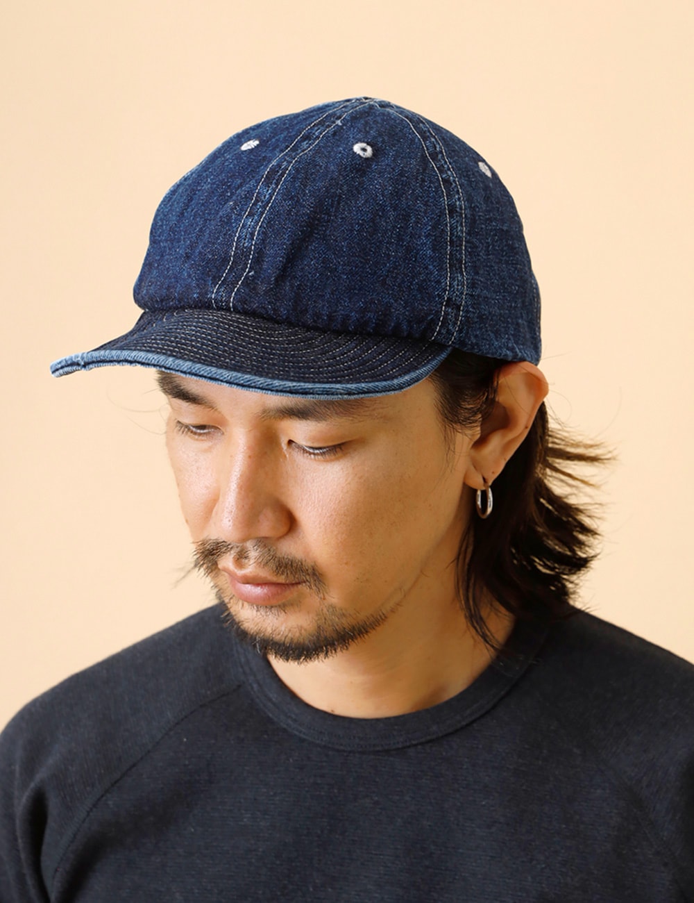DECHO｜Denim 6 Panel Cap 