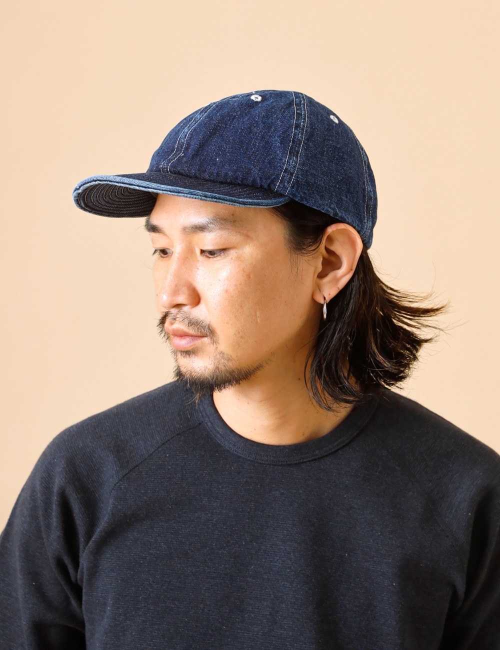DECHO｜Denim 6 Panel Cap 