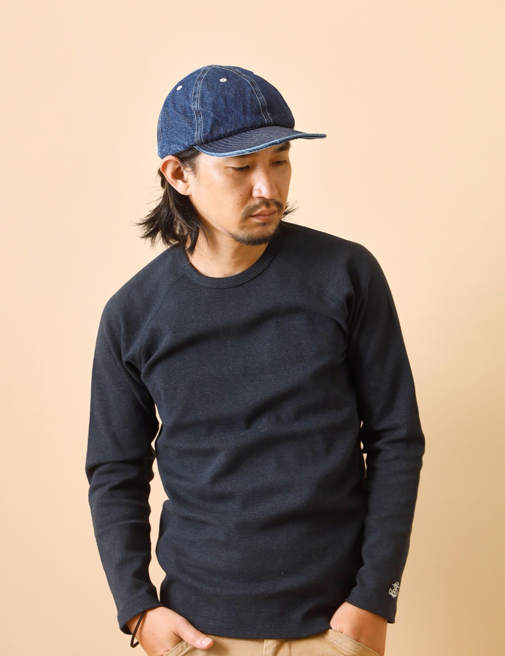 DECHO｜Denim 6 Panel Cap 
