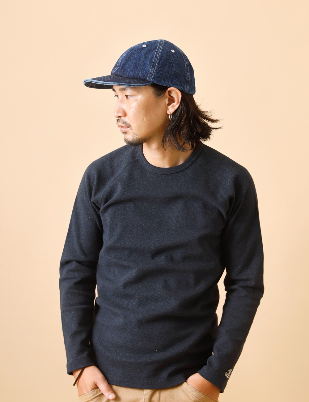 DECHO｜Denim 6 Panel Cap 