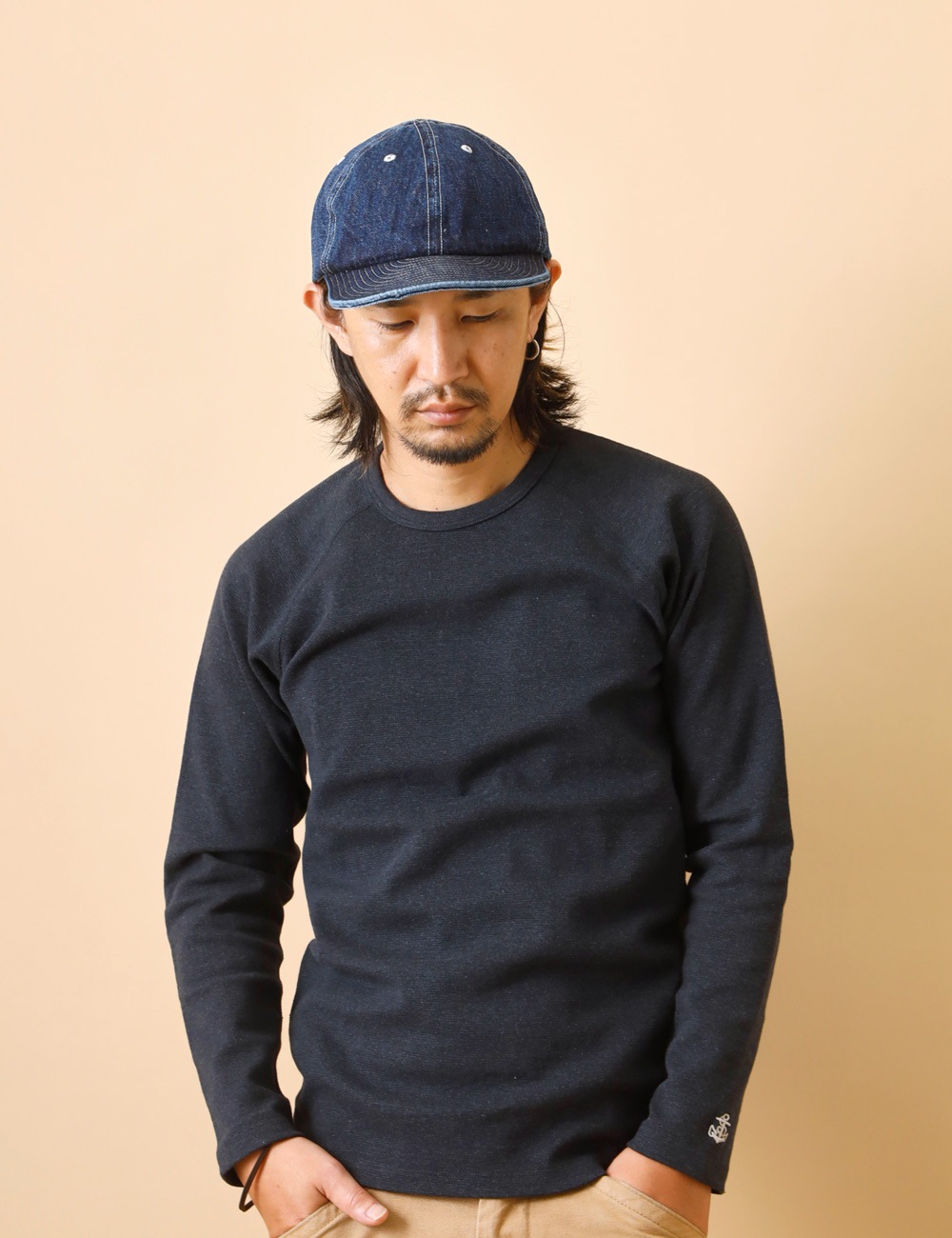 DECHO｜Denim 6 Panel Cap 