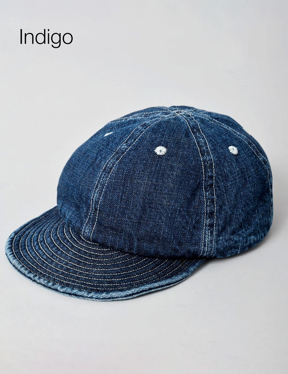 DECHO｜Denim 6 Panel Cap 