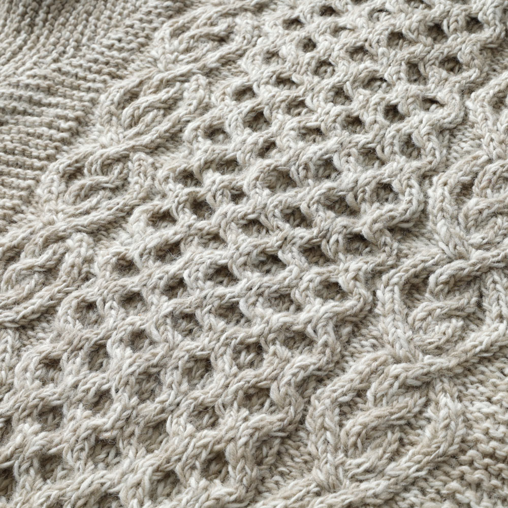 HIMALAYAN CLIMBER'S HAND-KNIT(ヒマラヤン クライマーズ ハンドニット)カラー別注 ショールカラーカーディガン