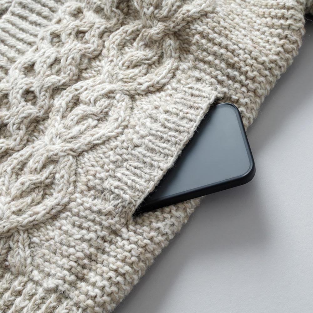 HIMALAYAN CLIMBER'S HAND-KNIT(ヒマラヤン クライマーズ ハンドニット)カラー別注 ショールカラーカーディガン