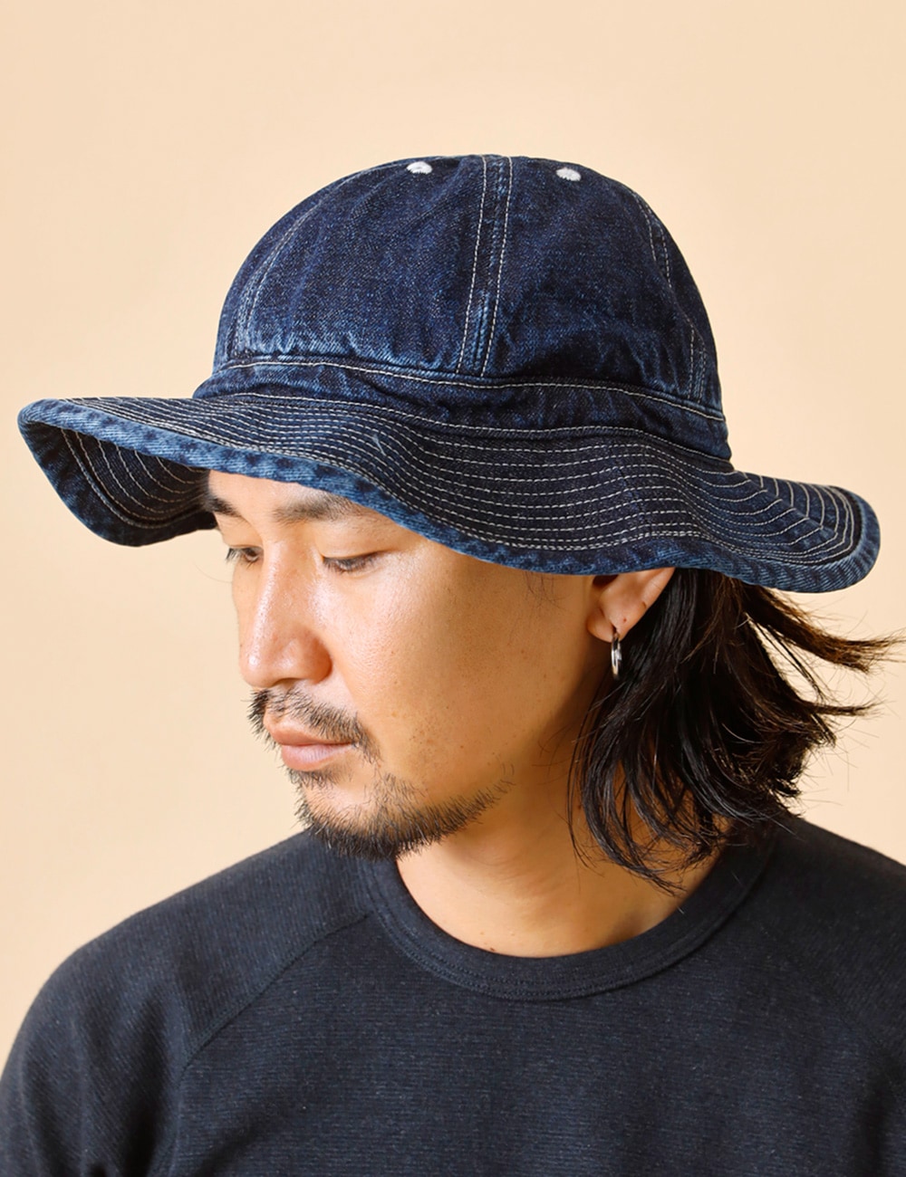 DECHO｜Denim Army Hat 