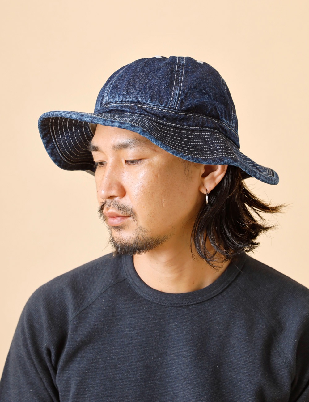 DECHO|Denim Army Hat