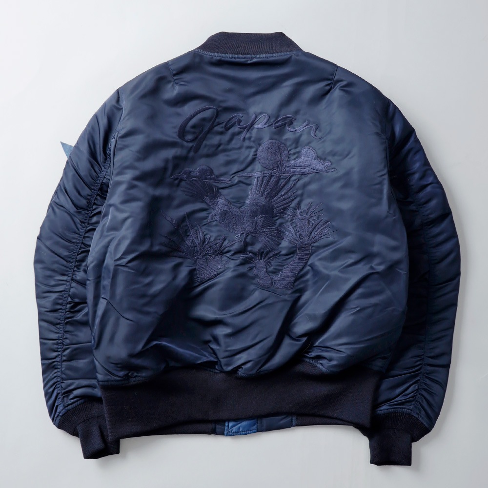 MOMOTARO JEANS（モモタロウ ジーンズ）刺繍 MA-1 ジャケット