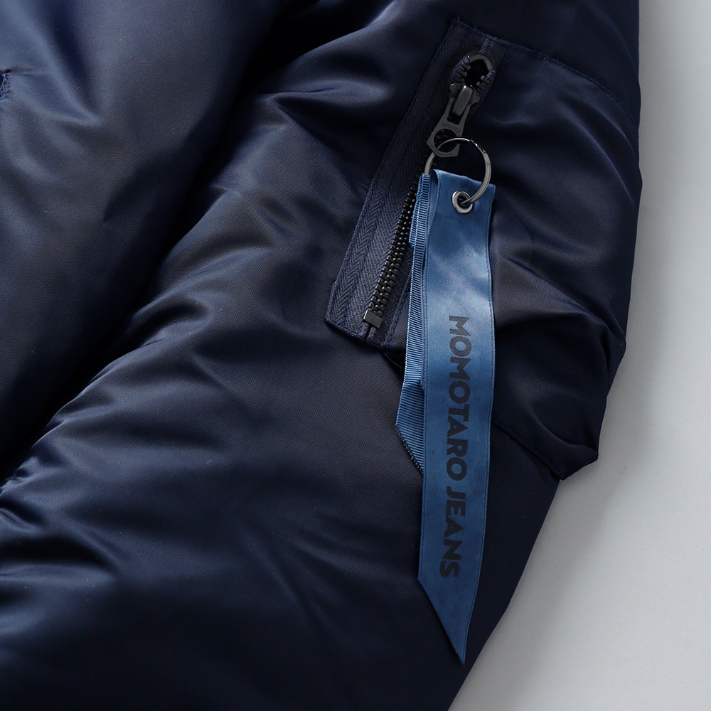 MOMOTARO JEANS（モモタロウ ジーンズ）刺繍 MA-1 ジャケット