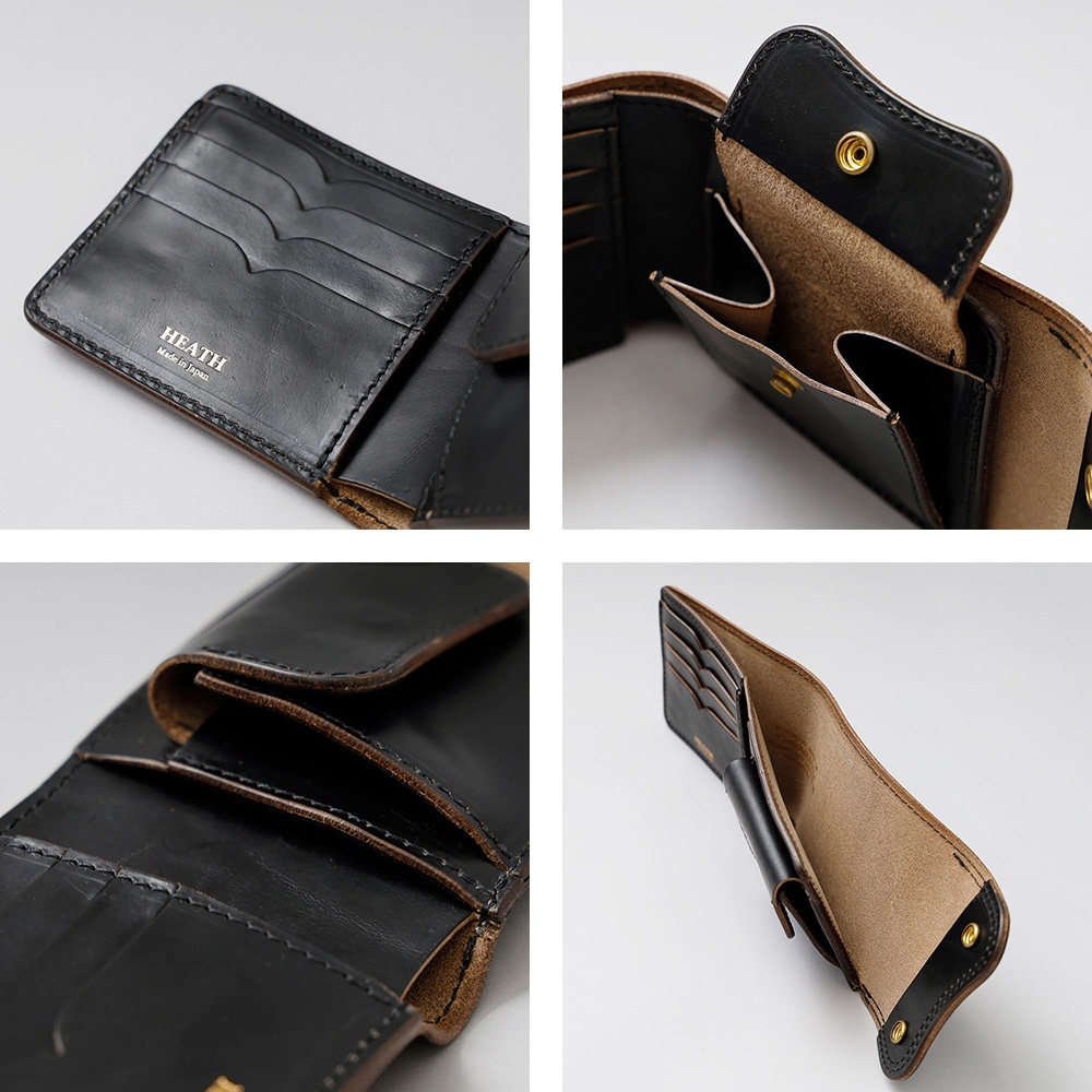 HEATH】CHROMEXCEL LEATHER WALLET クロムエクセルレザー 二