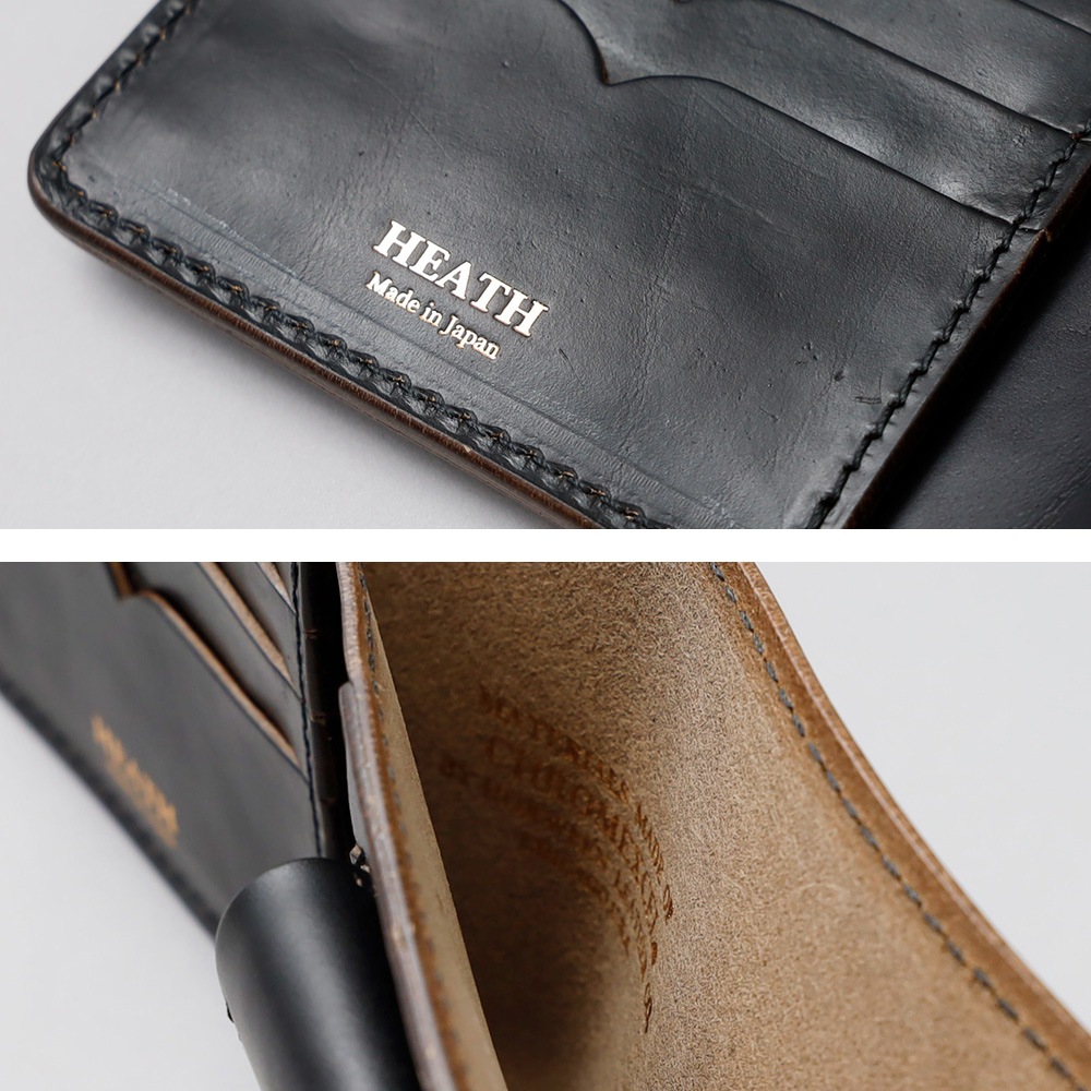 HEATH】CHROMEXCEL LEATHER WALLET クロムエクセルレザー 二