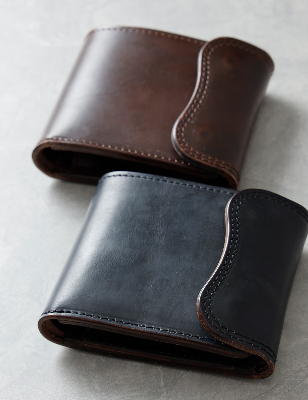 HEATH（ヒース）クロムエクセルレザー 二つ折り財布｜アメカジ