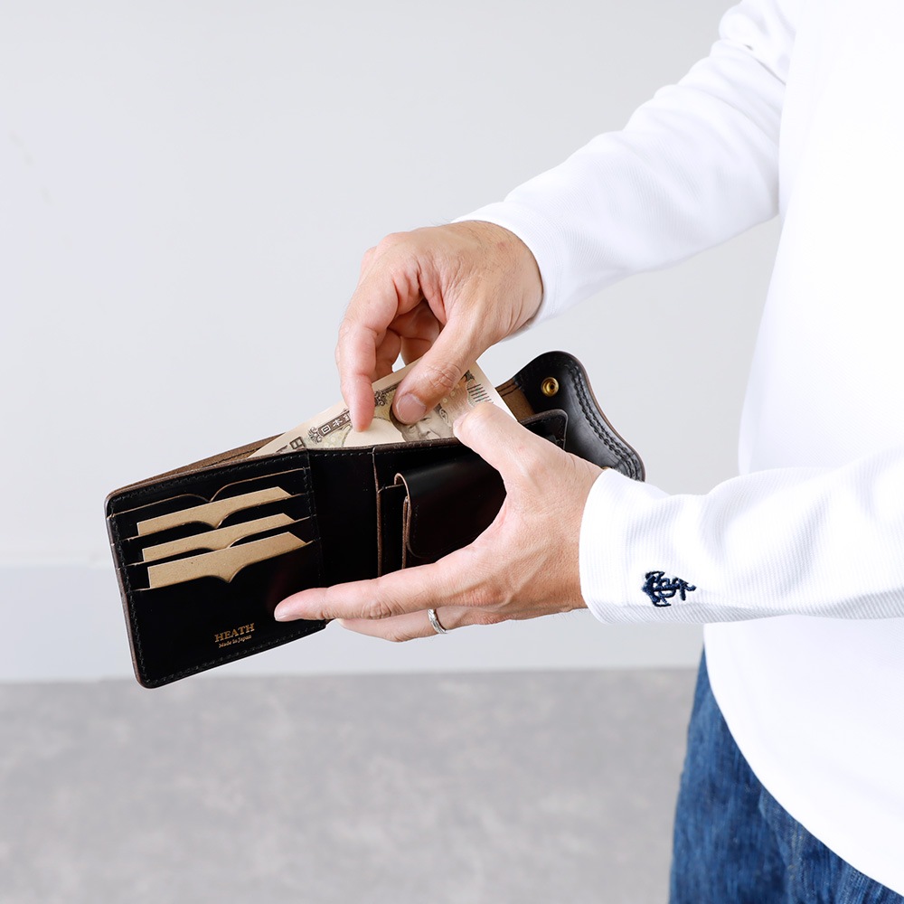 HEATH】CHROMEXCEL LEATHER WALLET クロムエクセルレザー 二