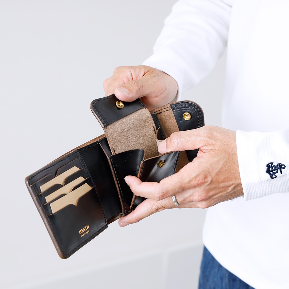 HEATH】CHROMEXCEL LEATHER WALLET クロムエクセルレザー 二