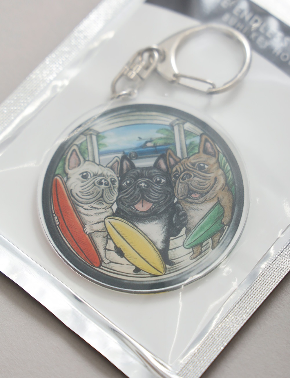 TES(テス)FUNNY KEY HOLDER アクリルキーホルダー