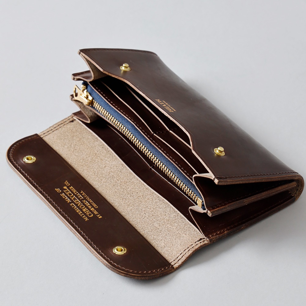 HEATH (ヒース) クロムエクセルレザー ロングウォレット｜アメカジ