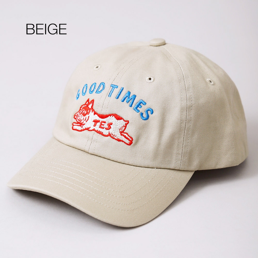 TES(テス)TES GOOD TIMES LOW CAP 刺繍キャップ