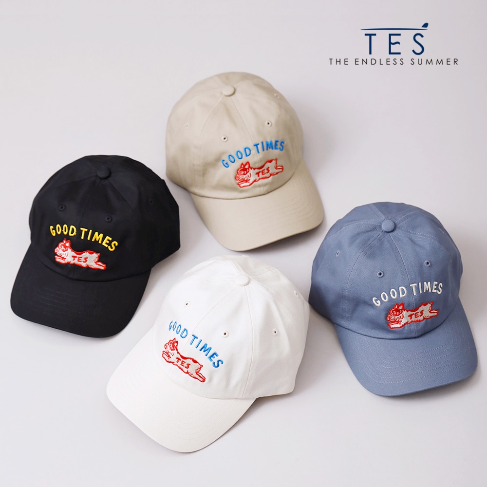 TES(テス)TES GOOD TIMES LOW CAP 刺繍キャップ