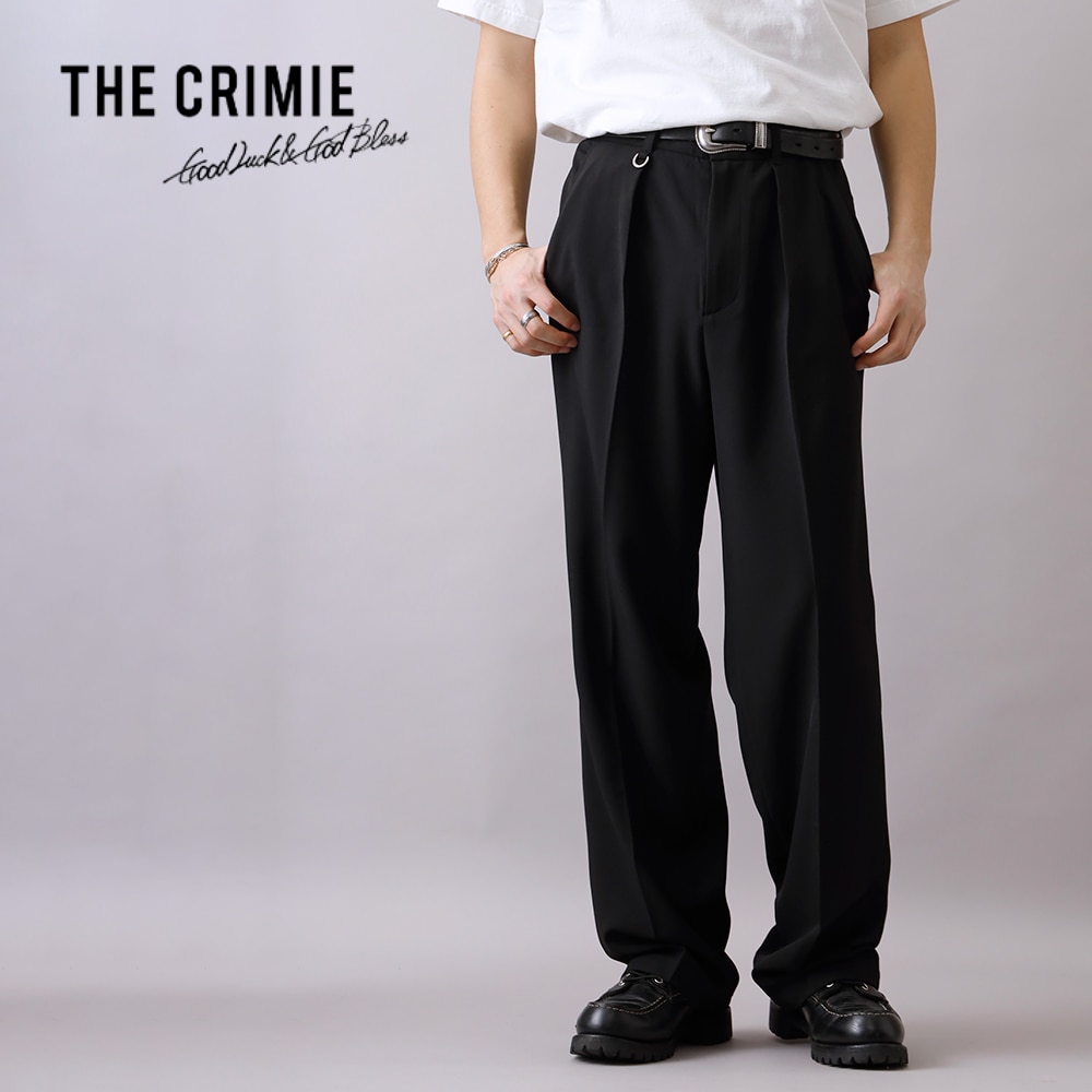 THE CRIMIE (クライミー) JAX WIDE SUIT TROUSERS ALL SEASON EASY