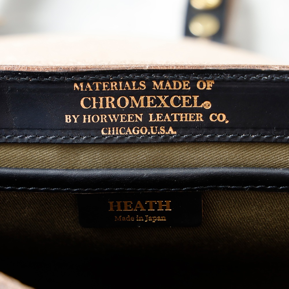 【HEATH】CHROMEXCEL LEATHER POSTMAN BAG クロムエクセルレザー ポストマンバッグ
