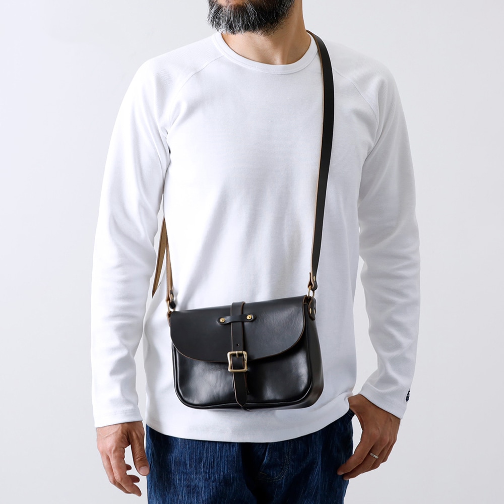 HEATH（ヒース）クロムエクセルレザー ポストマンバッグ