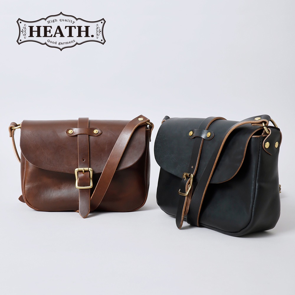 HEATH（ヒース）クロムエクセルレザー ポストマンバッグ