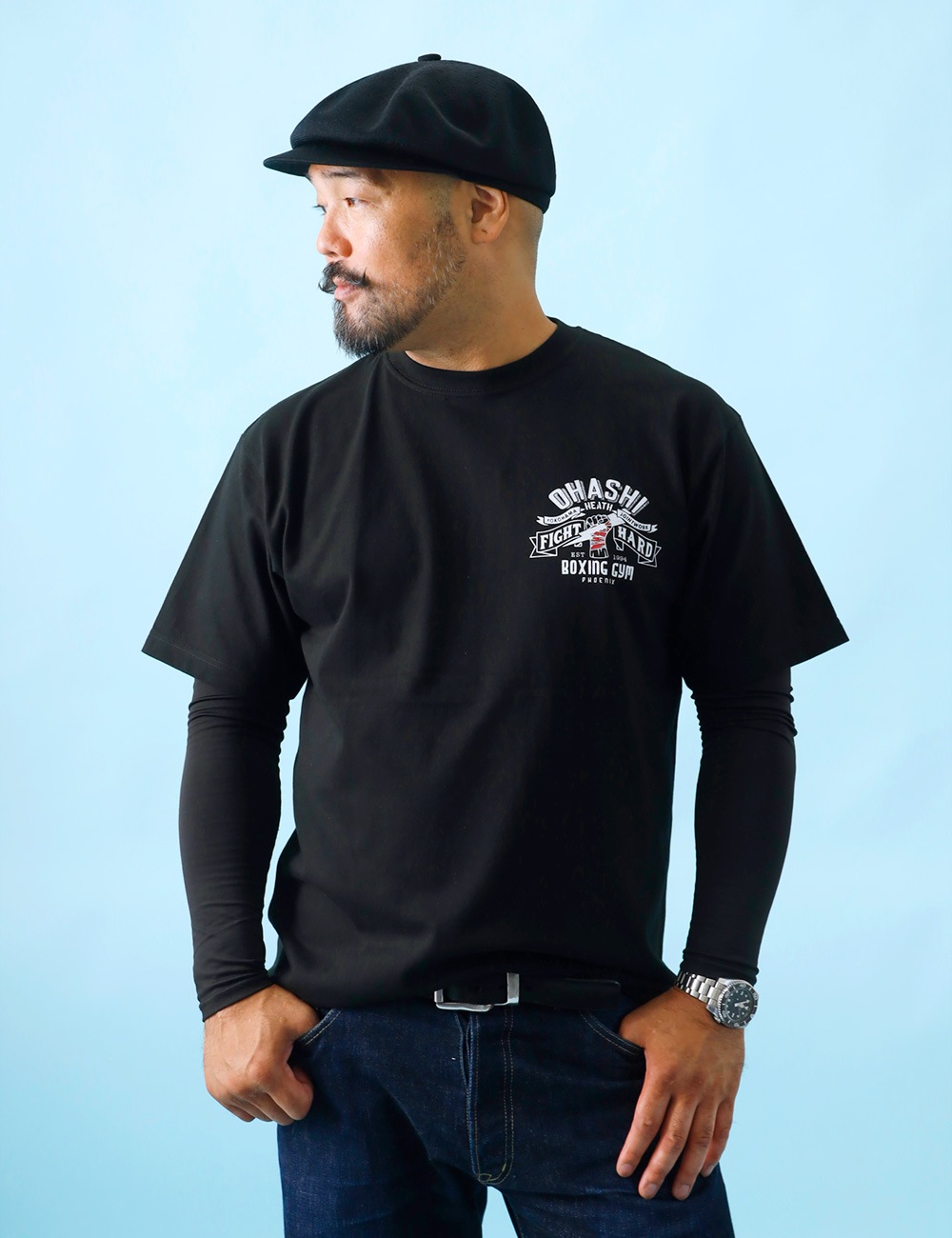 【10%OFF！ファミリーセール！】HEATH×大橋ボクシングジム｜オリジナルアートワークTシャツ 