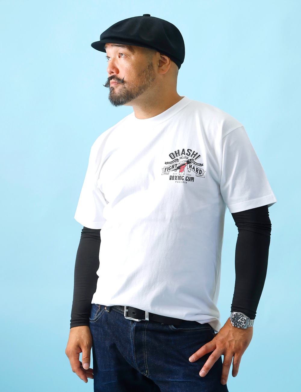【10%OFF！ファミリーセール！】HEATH×大橋ボクシングジム｜オリジナルアートワークTシャツ 