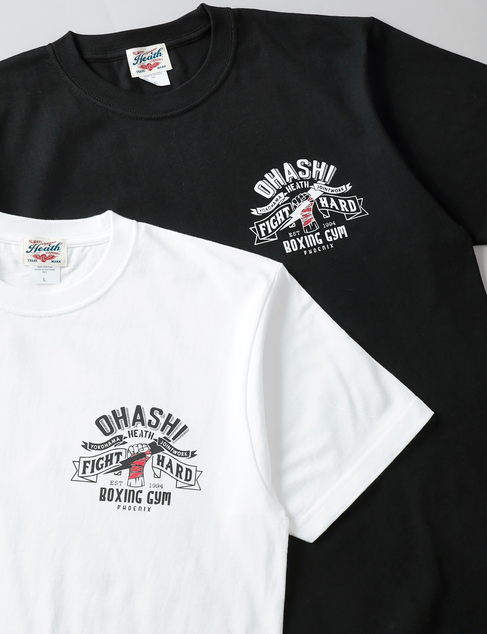 大橋ボクシングジム 公式コラボ Tシャツ “FIGHT HARD“｜大人のアメカジ