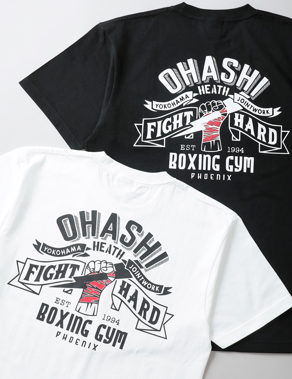 大橋ボクシングジム 公式コラボ Tシャツ “FIGHT HARD“