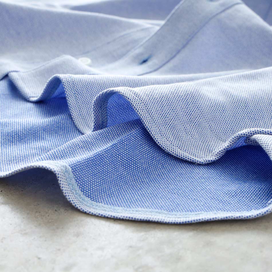 【BLUEPORT】WIDE COLLAR SHIRT