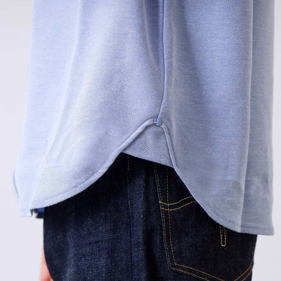 【BLUEPORT】WIDE COLLAR SHIRT