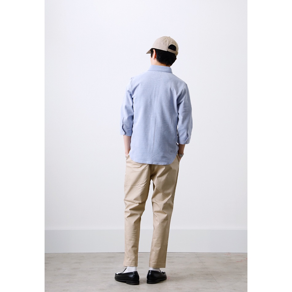 【BLUEPORT】WIDE COLLAR SHIRT