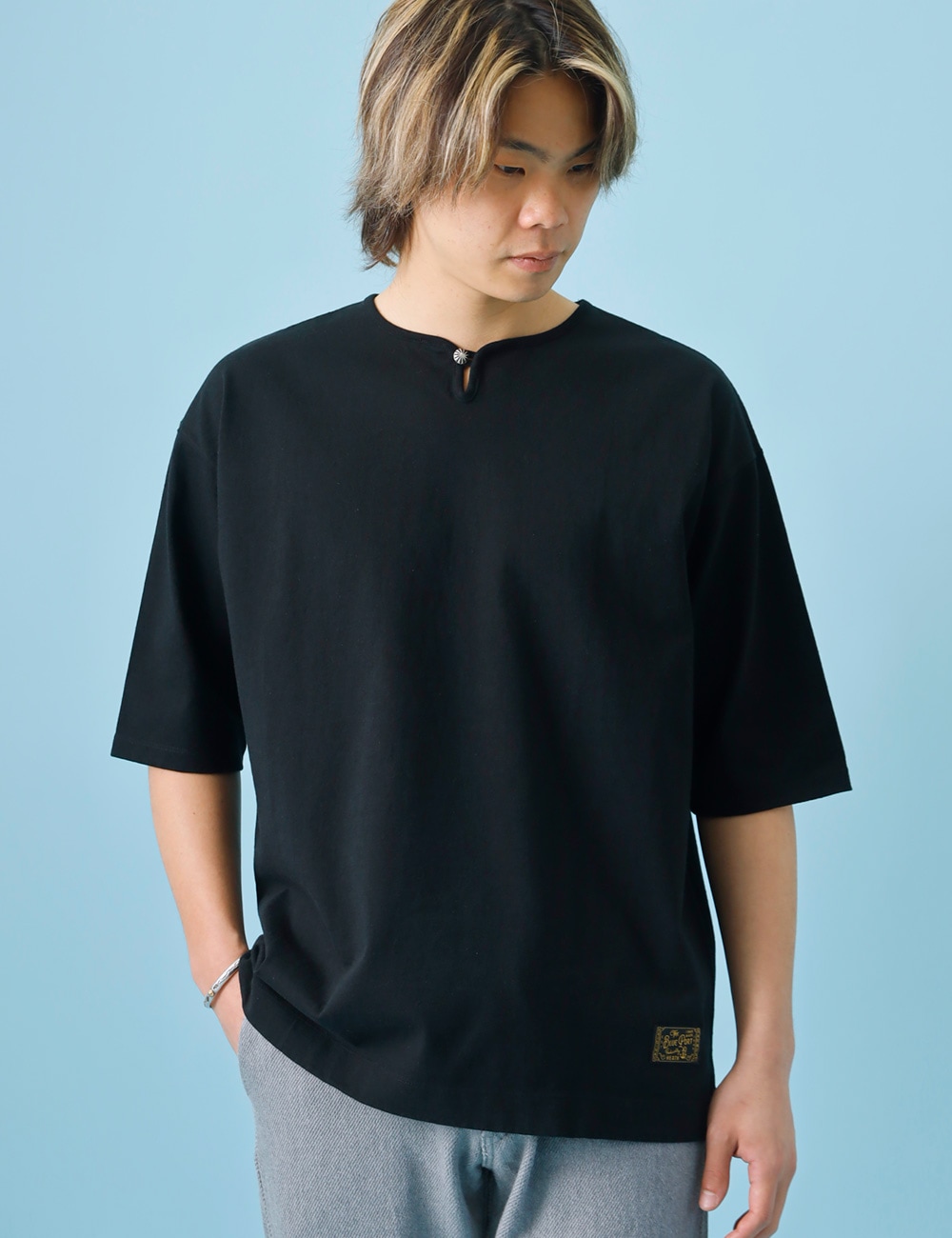 BLUE PORT × BARNS OUTFITTERS｜別注 BIG COZUN CONCHO Tee | 大人の