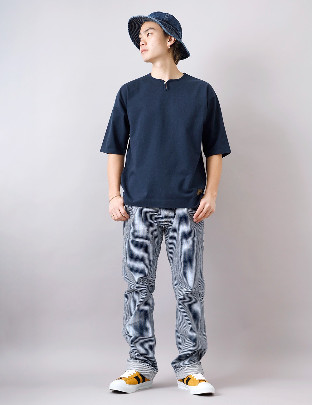 【再入荷】BARNS OUTFITTERS （バーンズ） 別注 コンチョ 五分袖 Tシャツ 