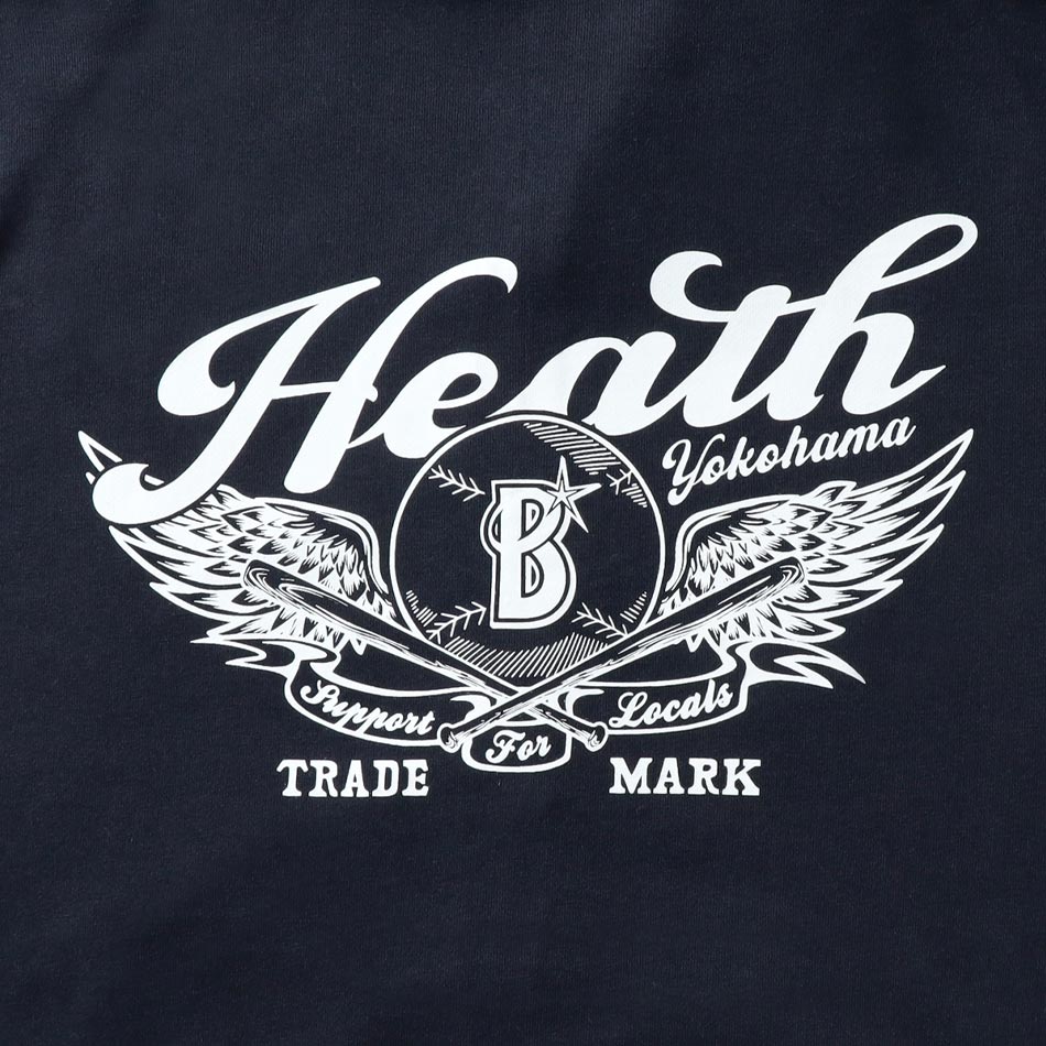 【HEATH】FLYING BALL ZIP P/K横浜DeNAベイスターズ公認ライセンス ジップパーカー