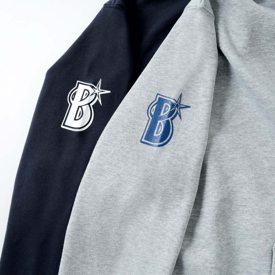 【HEATH】FLYING BALL ZIP P/K横浜DeNAベイスターズ公認ライセンス ジップパーカー